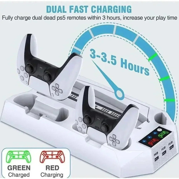 P5 Series Multifunctional Charging & Cooling Stand For CFI-1000B & CFI-1015A - Picture 7 of 8